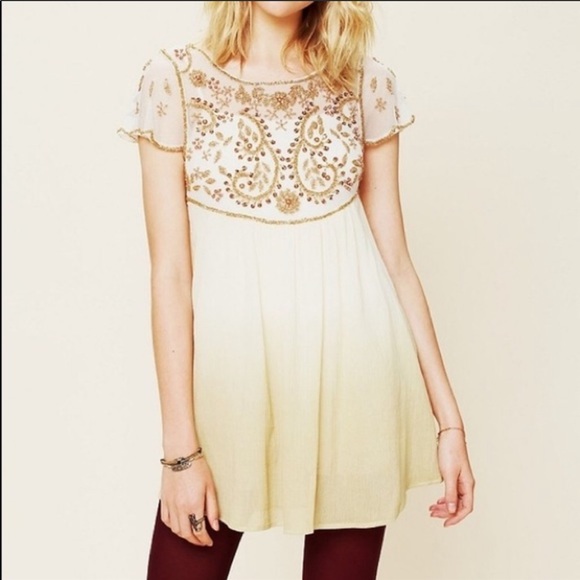beaded tunic dress